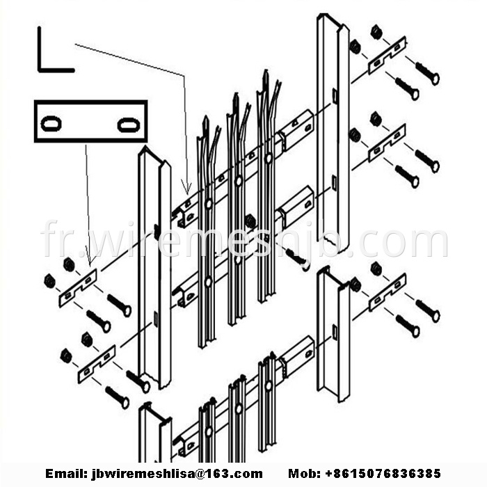 Powder Coated Palisade Fence Panels